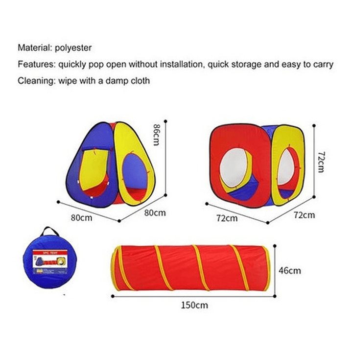 Tienda De Juegos Para Niños Con Agujero De Bola, Túnel 3