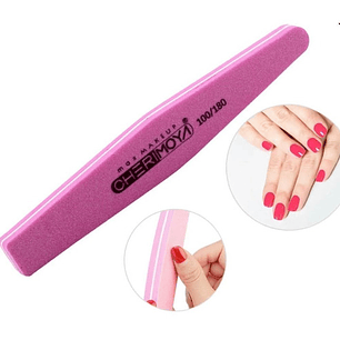 Lima De Uñas Lavable Desinfectable De Doble Cara 100 180 Gra