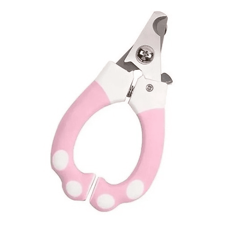 Alicate Corta Uñas Para Mascotas Perro Y Gato Rosado 2