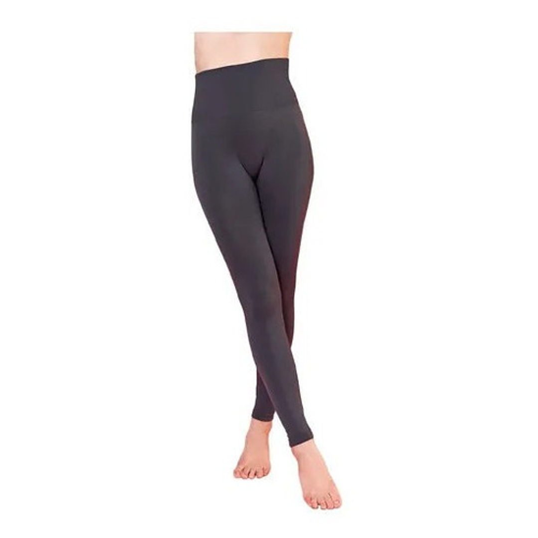 Calza Leggins Polar/color Negro/talla Unica/sin Costura  4