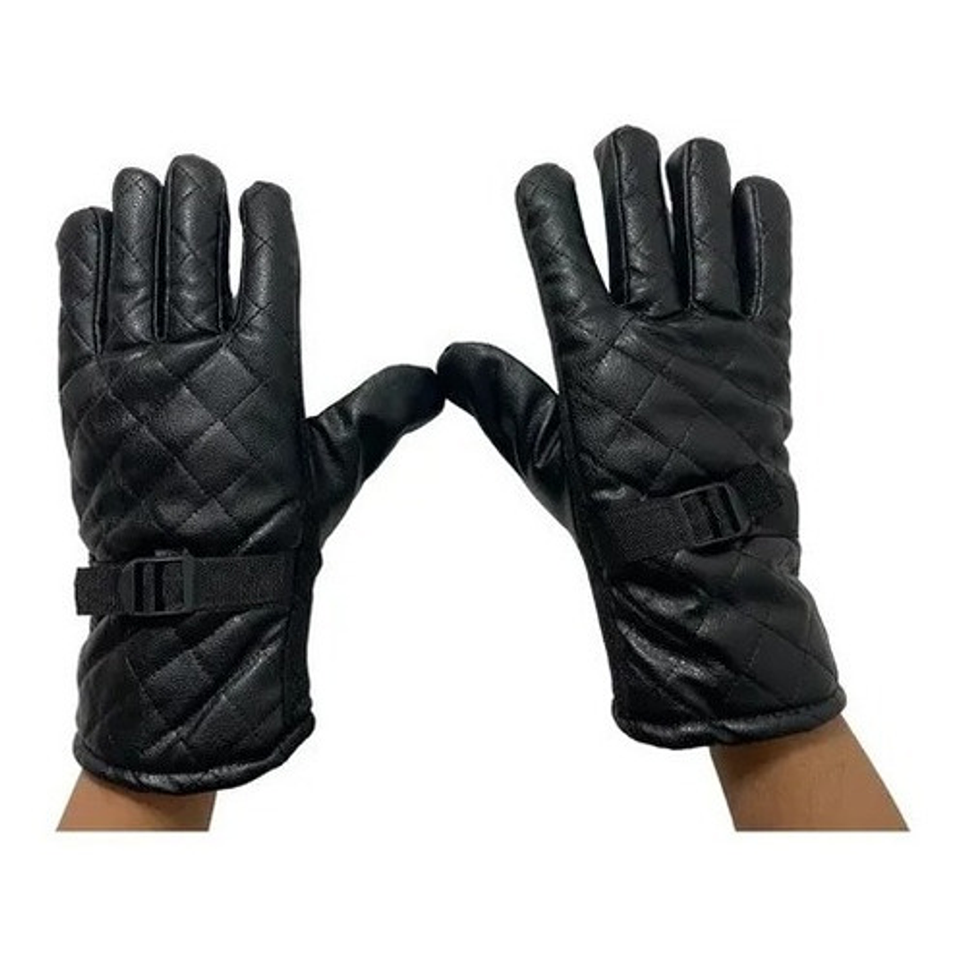 Guantes De Cuero Con Chiporro Térmicos Invierno Touch 1