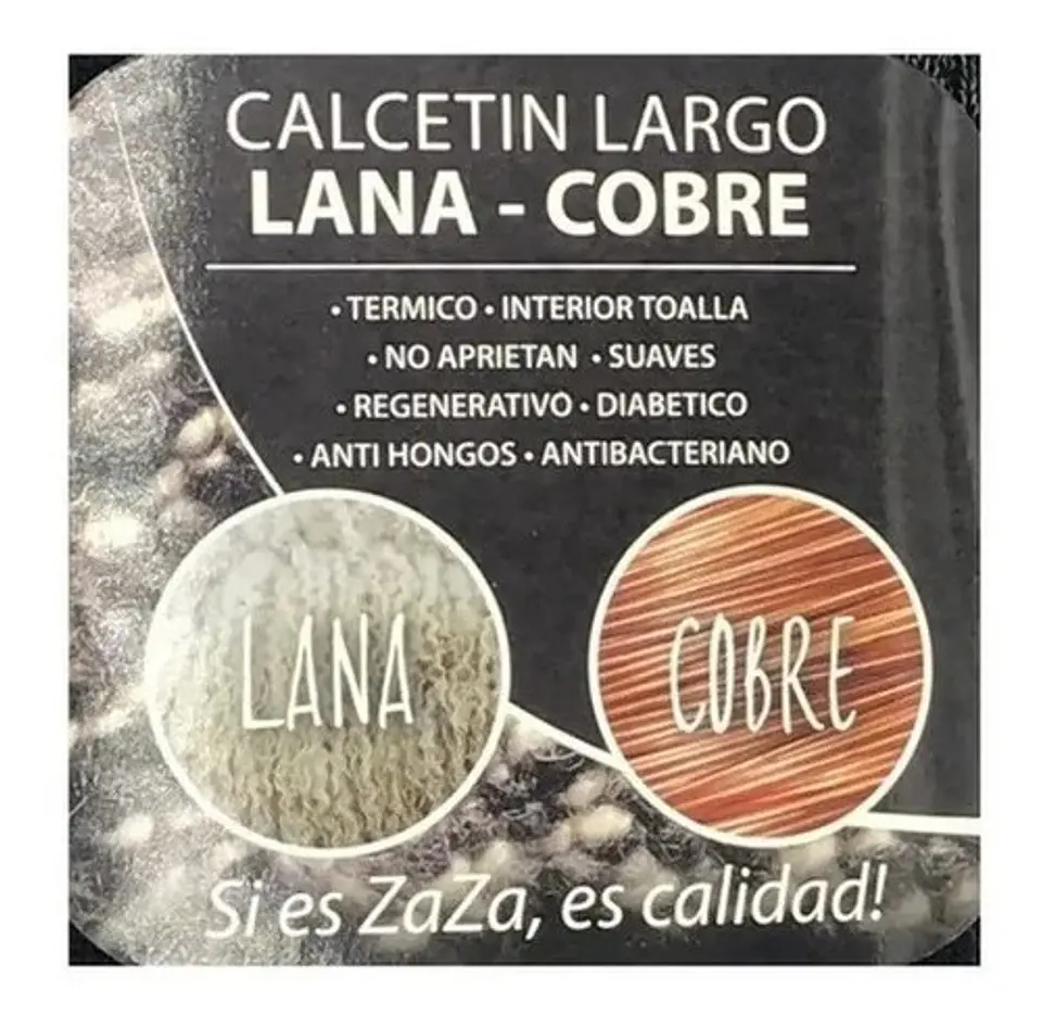 Calcetines Bambú+cobre  Antibacteriano Diabético Invierno 4