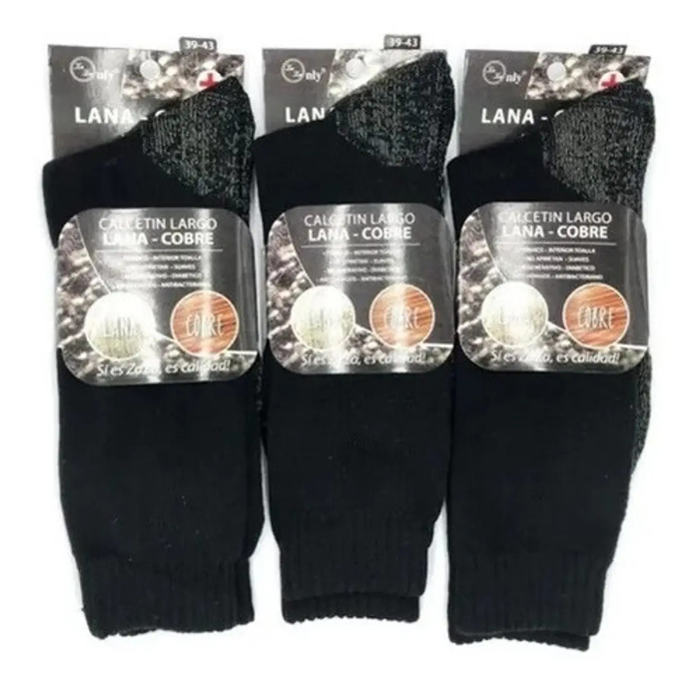 Calcetines Bambú+cobre  Antibacteriano Diabético Invierno 6