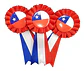 Pack De 12 Escarapela Liston Lasos Fiestas Patrias Piocha - thumbnail 1