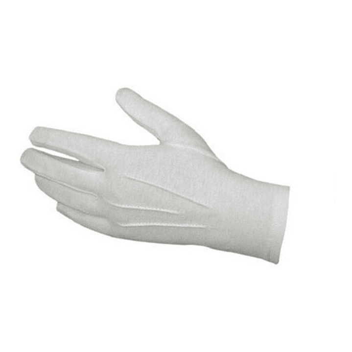 Guantes Blancos Formal Algodón Guardia De Honor Ceremonial 1