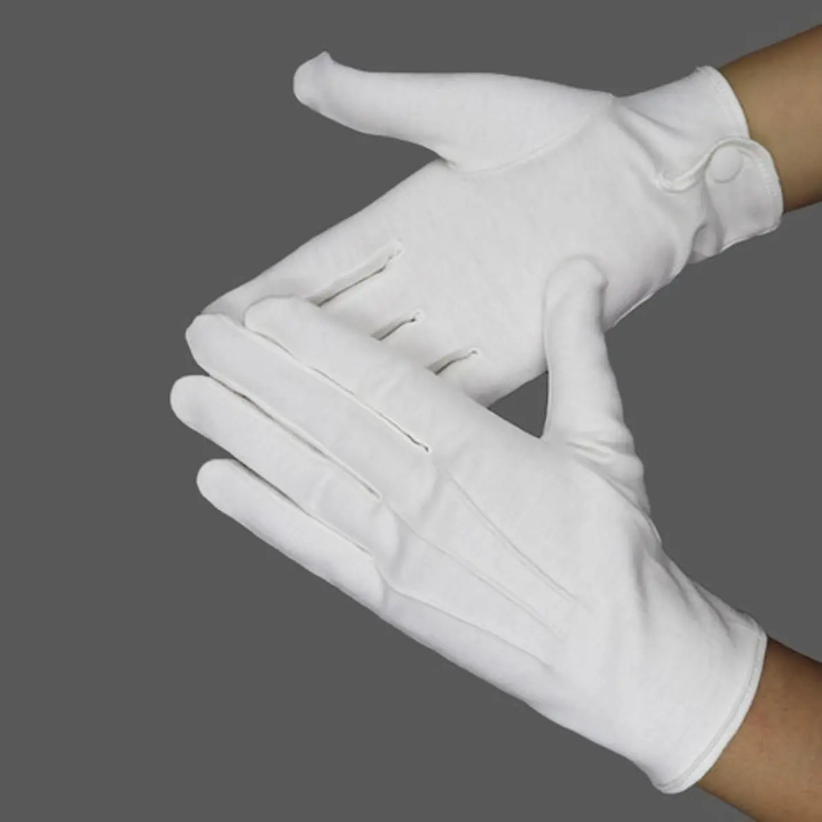 Telooco 4 Pares Guantes Blancos De Algodón Para Niños – Perfectos Para Fiestas, Disfraces Y Bodas