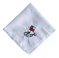 Pack 12 Pañuelos Blancos Bordados Para Baile Cueca Diseño Volantín - thumbnail 1