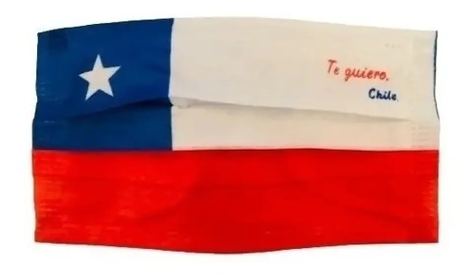 Mascarillas Bandera Chile Edicion Limitada Pack 20 Unidades  1