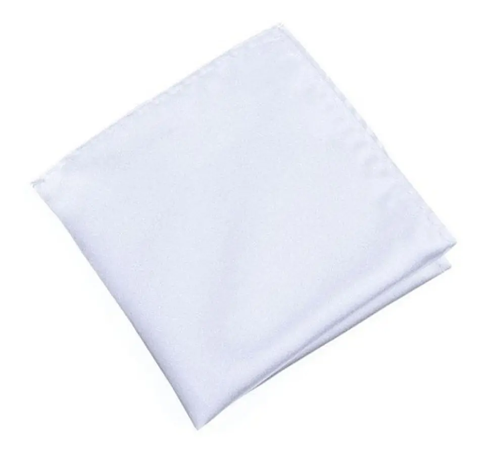 Pañuelos Algodón Blancos 100% Cuadrados X unidad Cueca Chile  2