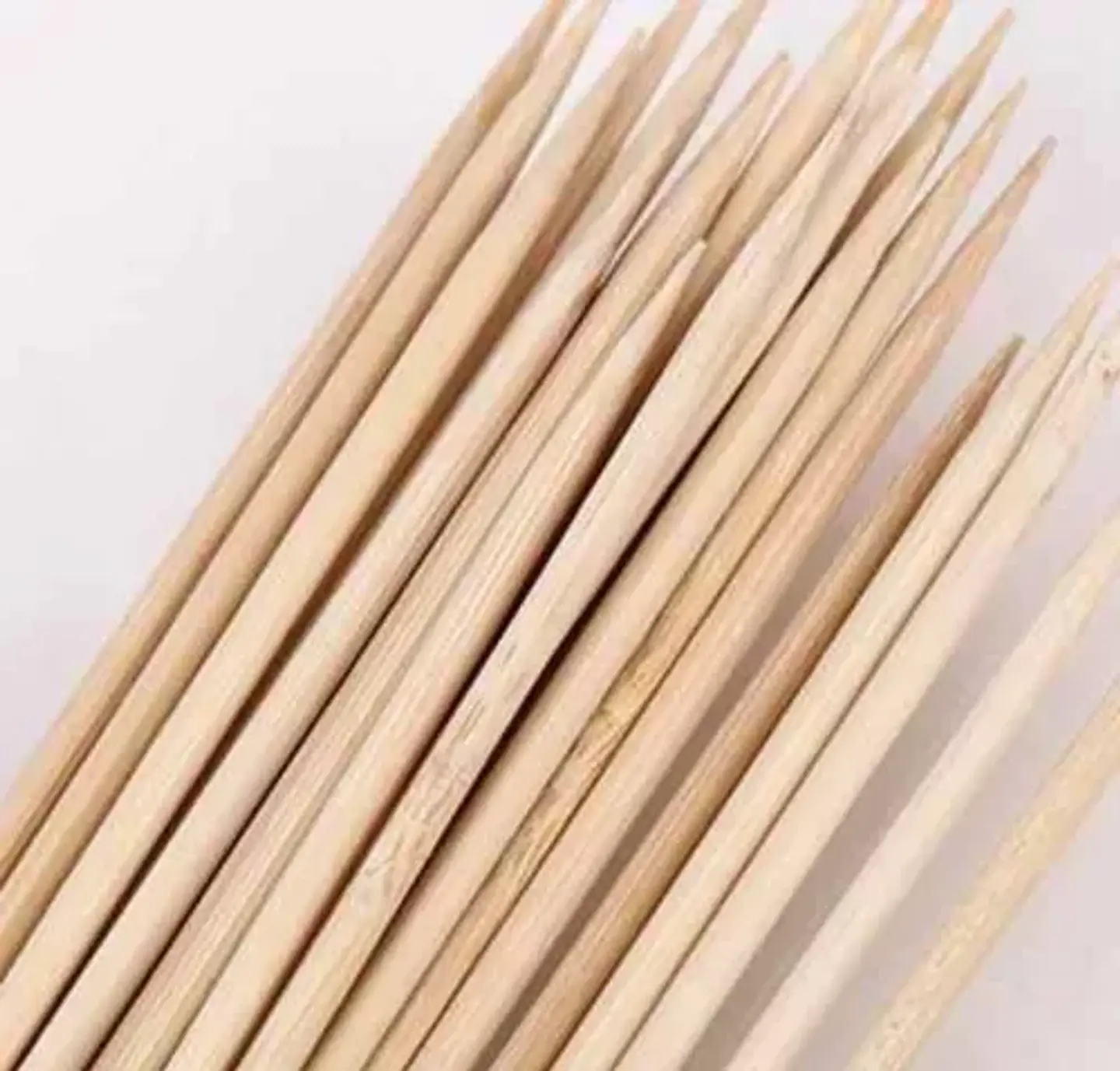 Palos Anticuchos Gruesos 35cm Brochetas Pinchos Papa Tornado 5