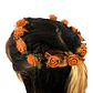 Cintillo De Flores Besito Goma Eva Diseño Corona Colores Mix - Miniatura 3