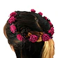 Cintillo De Flores Besito Goma Eva Diseño Corona Colores Mix - Miniatura 8