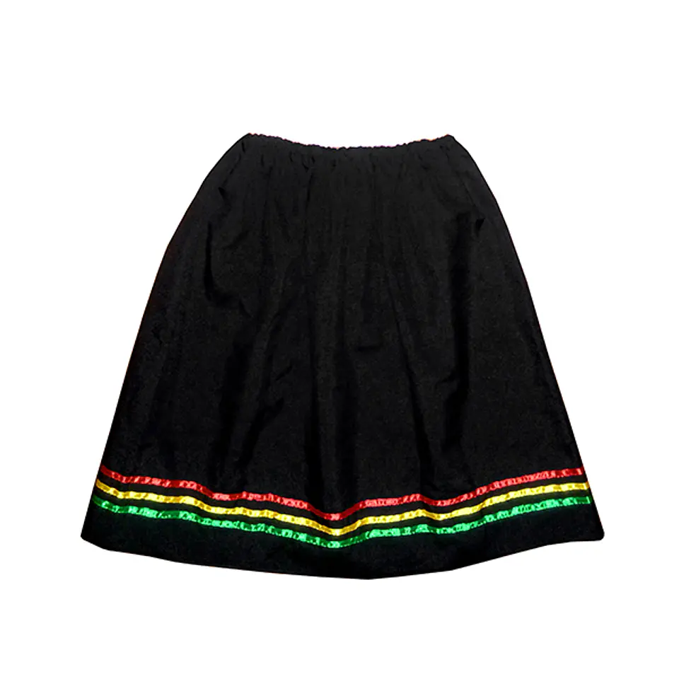 Falda Nortino Tamaño Chico Negro X1 Uni Fiestas Patrias 1