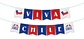 Guirnalda Fiestas Patrias Viva Chile Bandera Chile - Miniatura 1