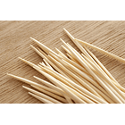 Frasco 90 Mondadientes Pinchos Madera Palillos Bambu 2