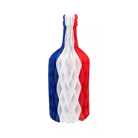 Guirnalda Adorno Botella Vino Fiestas Patrias Tricolor