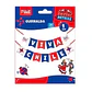 Guirnalda Fiesta Patrias Viva Chile 3m - Miniatura 1