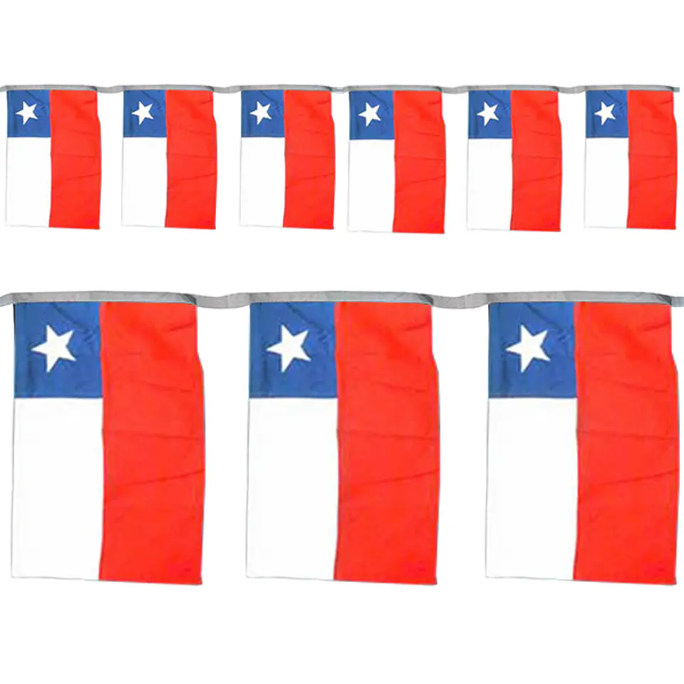 Guirnalda Tricolor Bandera Chile Fiestas Patrias 3 Mts 1