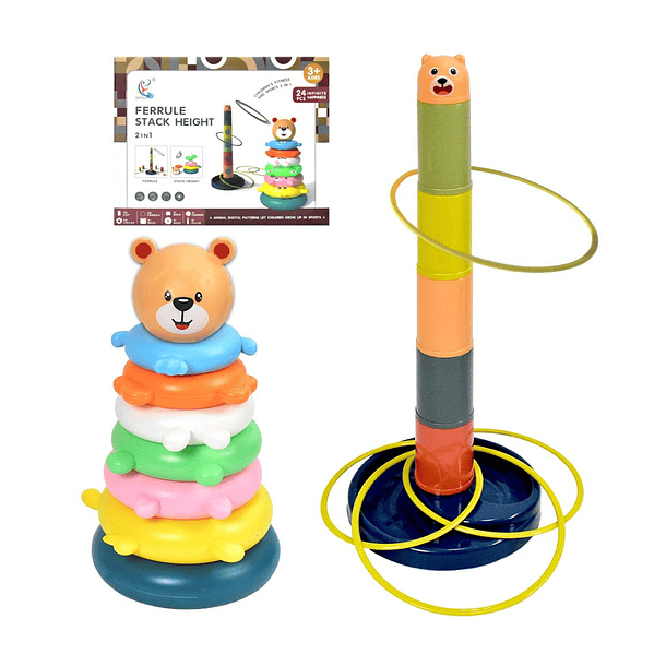 Juego Didáctico Ferrule Stack Height Para Niños +3 1