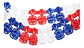 Guirnalda Tricolor Chile Fiestas Patrias 2mts Para Colgar - Miniatura 1