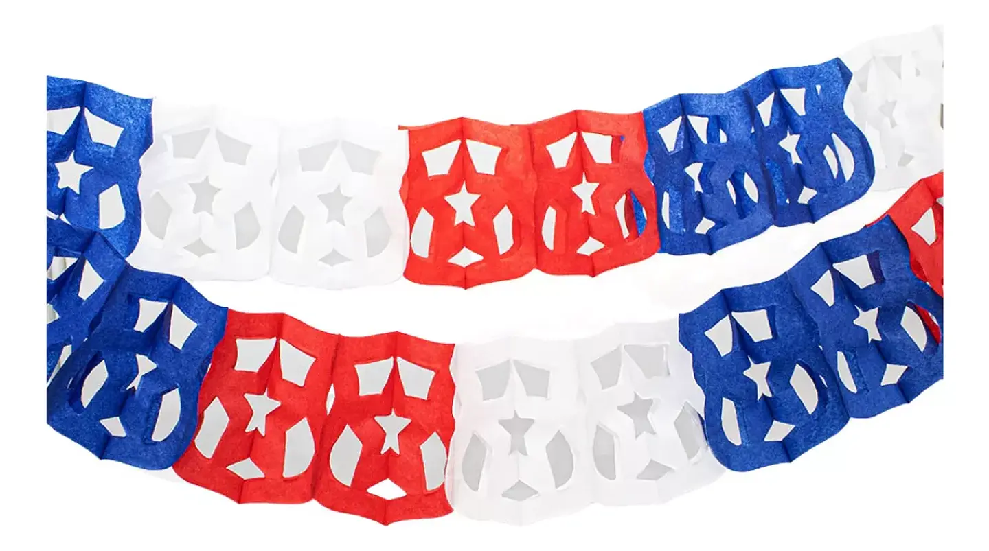 Guirnalda Tricolor Chile Fiestas Patrias 2mts Para Colgar 2