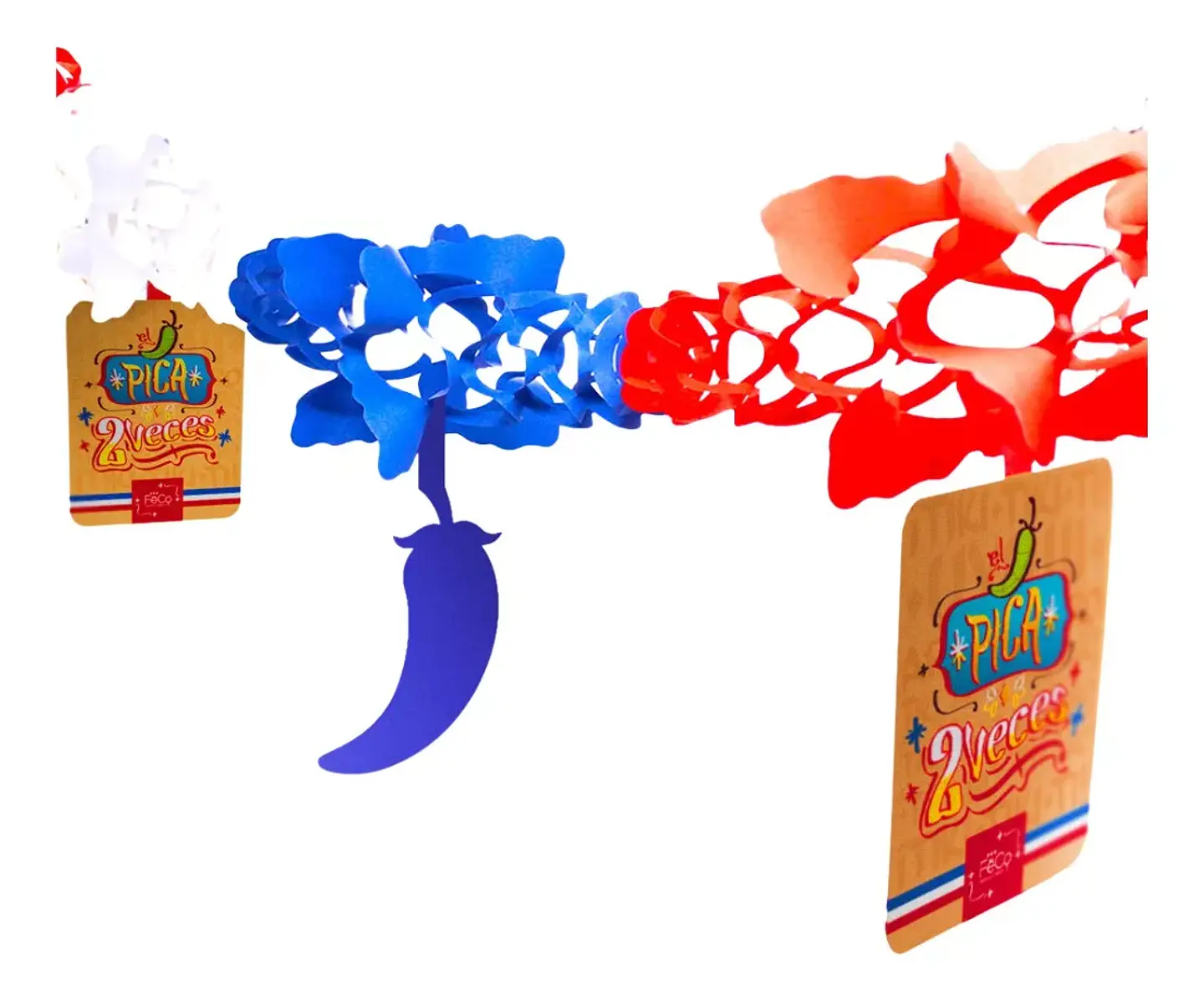 Guirnalda Guachaca Chile Fiestas Patrias 2mts X 1 Unidad 3