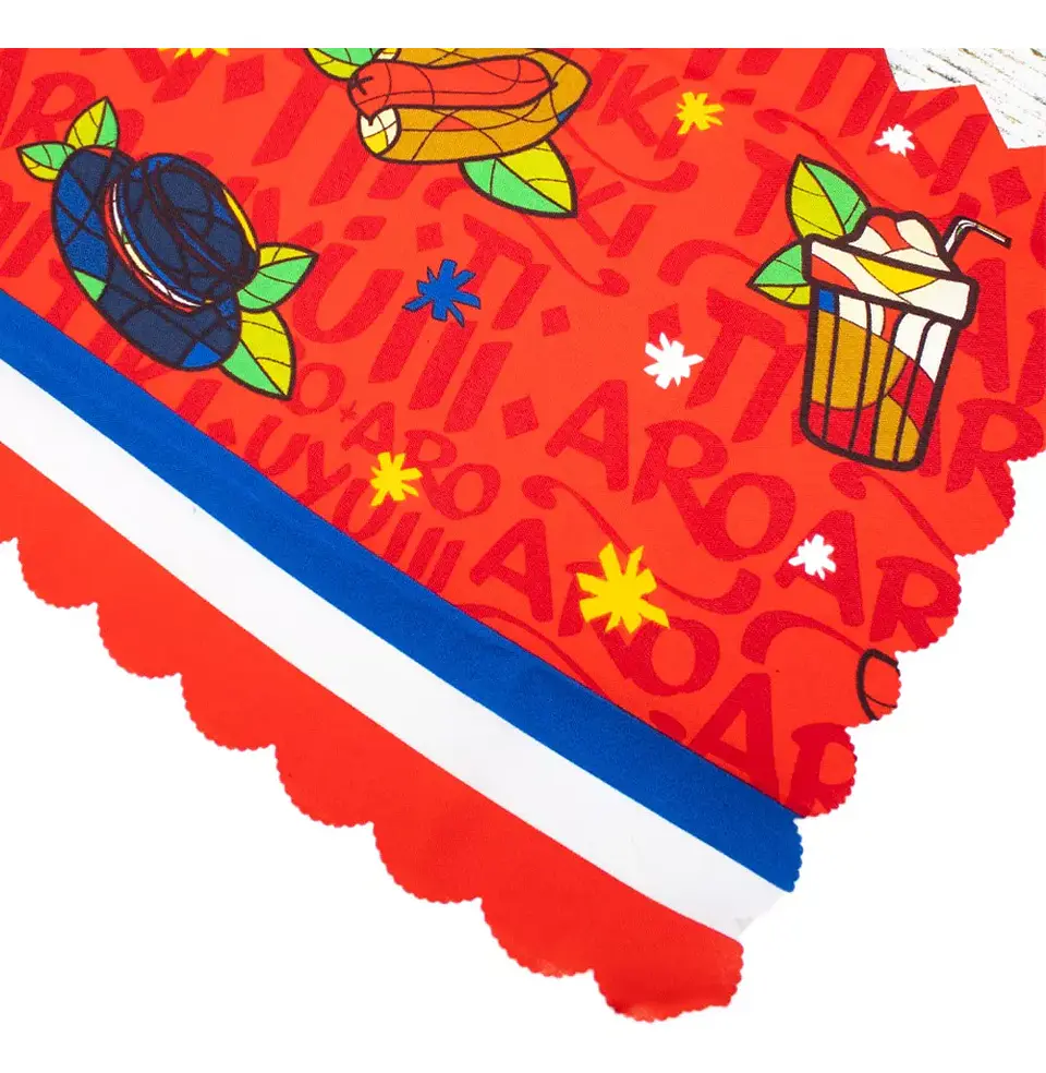 Mantel Rectangular Diseño Guachaca De Tela 220x150 Cm X1 Uni 2