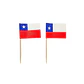 25 mondadientes Pinchos Madera Fiestas Patrias Chile X24 U - Miniatura 1