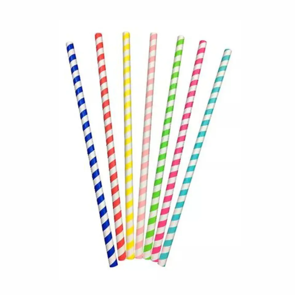 Bombilla Polipapel Terremoto Lineas X 25piezas En 1 Pack 1