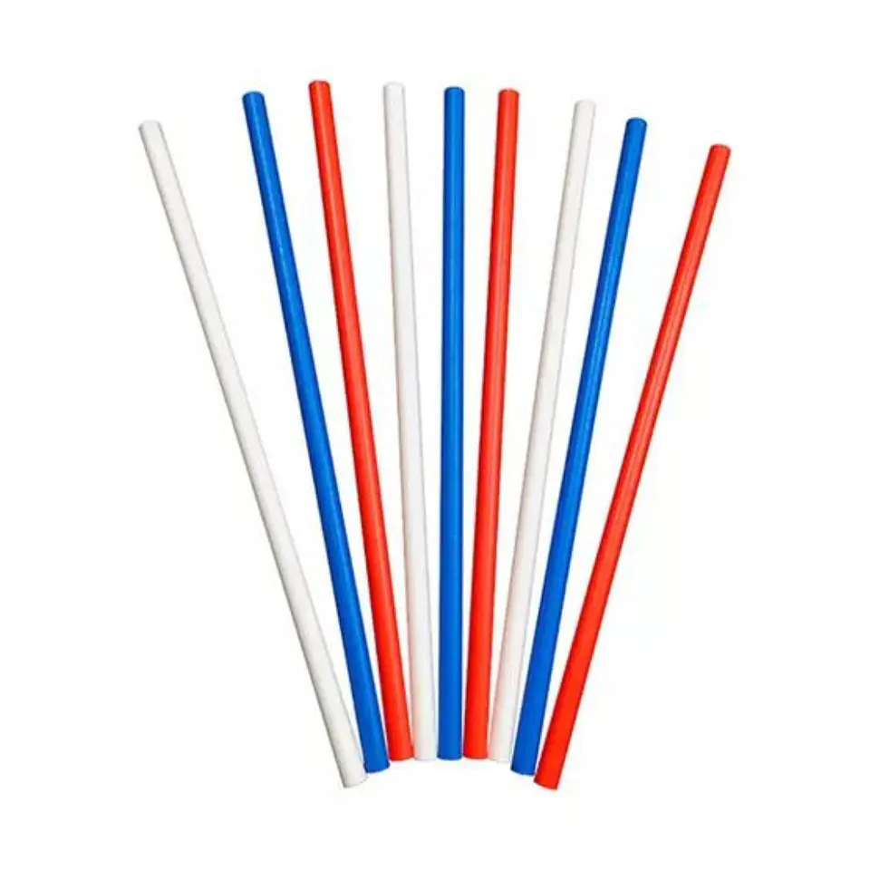 Bombilla Polipapel Terremoto Tricolor X 25piezas En 1 Pack 1