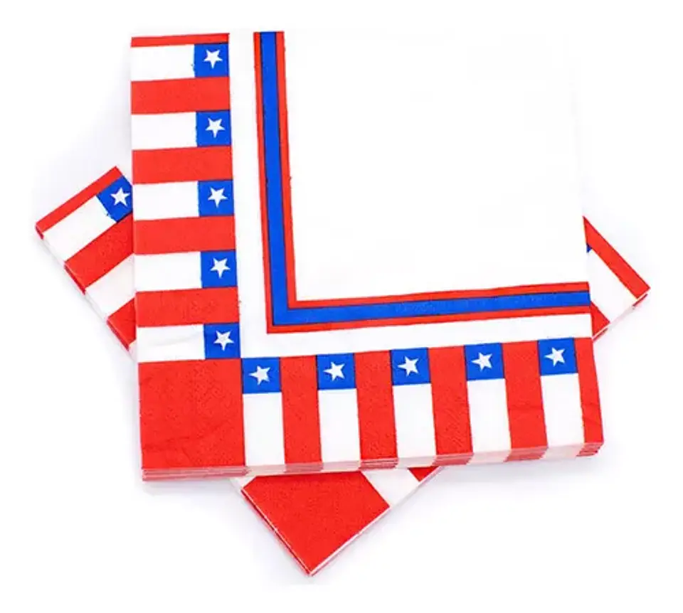 Pack20 Servilletas Fiestas Patrias Cotillon 18 Septiembre 3