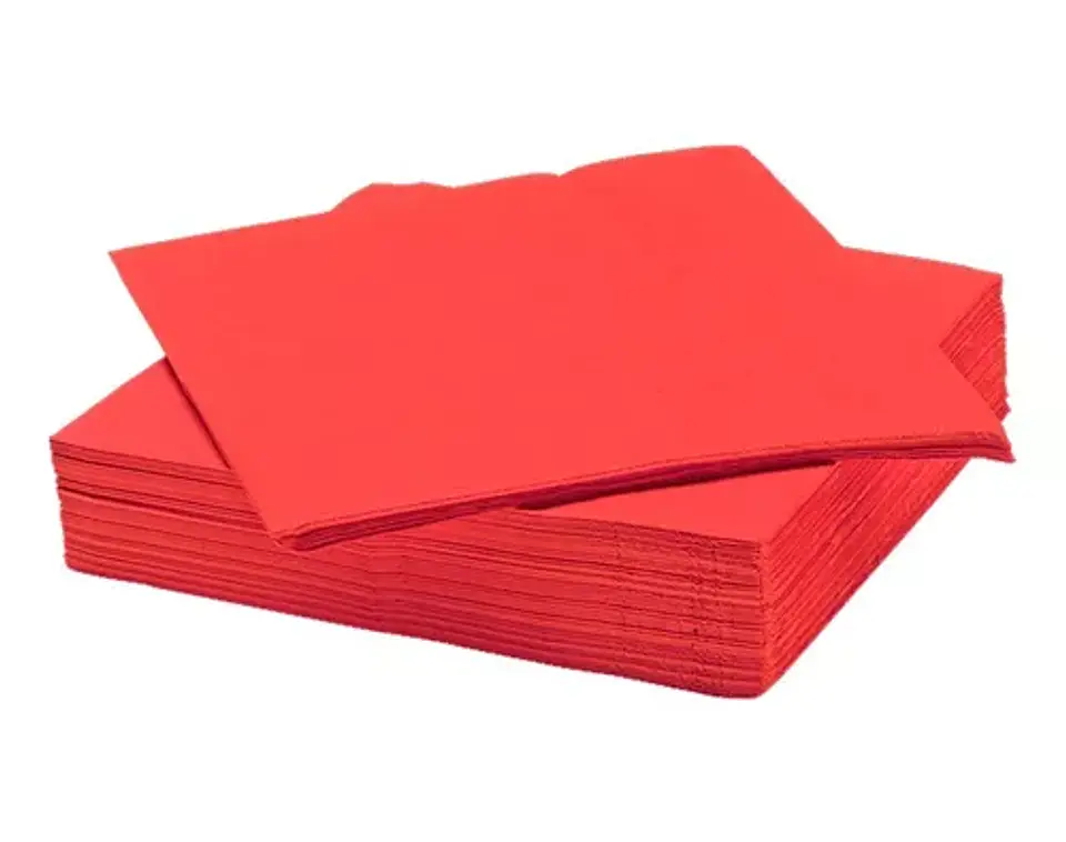 Servilletas Fiestas Patrias Chile Unicolor 33x33cm Pack 20u 3