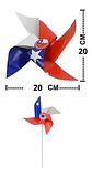 12x Remolino Bandera Chilena Fiestas Patrias - thumbnail 2