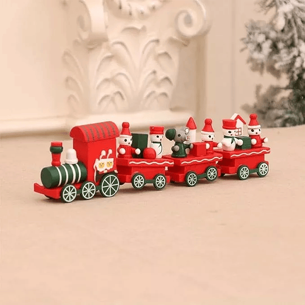 Tren De Navidad Decoracion Navideña Adorno Arbol Navideño 3