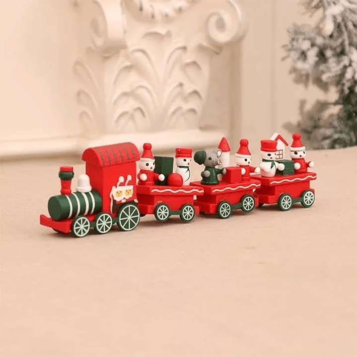 Tren De Navidad Decoracion Navideña Adorno Arbol Navideño 3