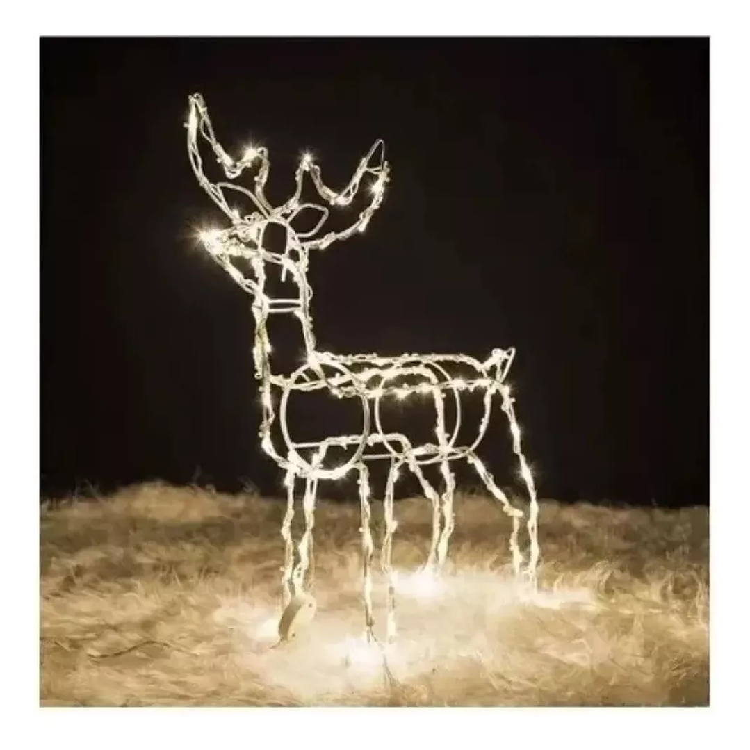 Reno Navidad Luces Led 120 Cm Decorativo Navidad 2