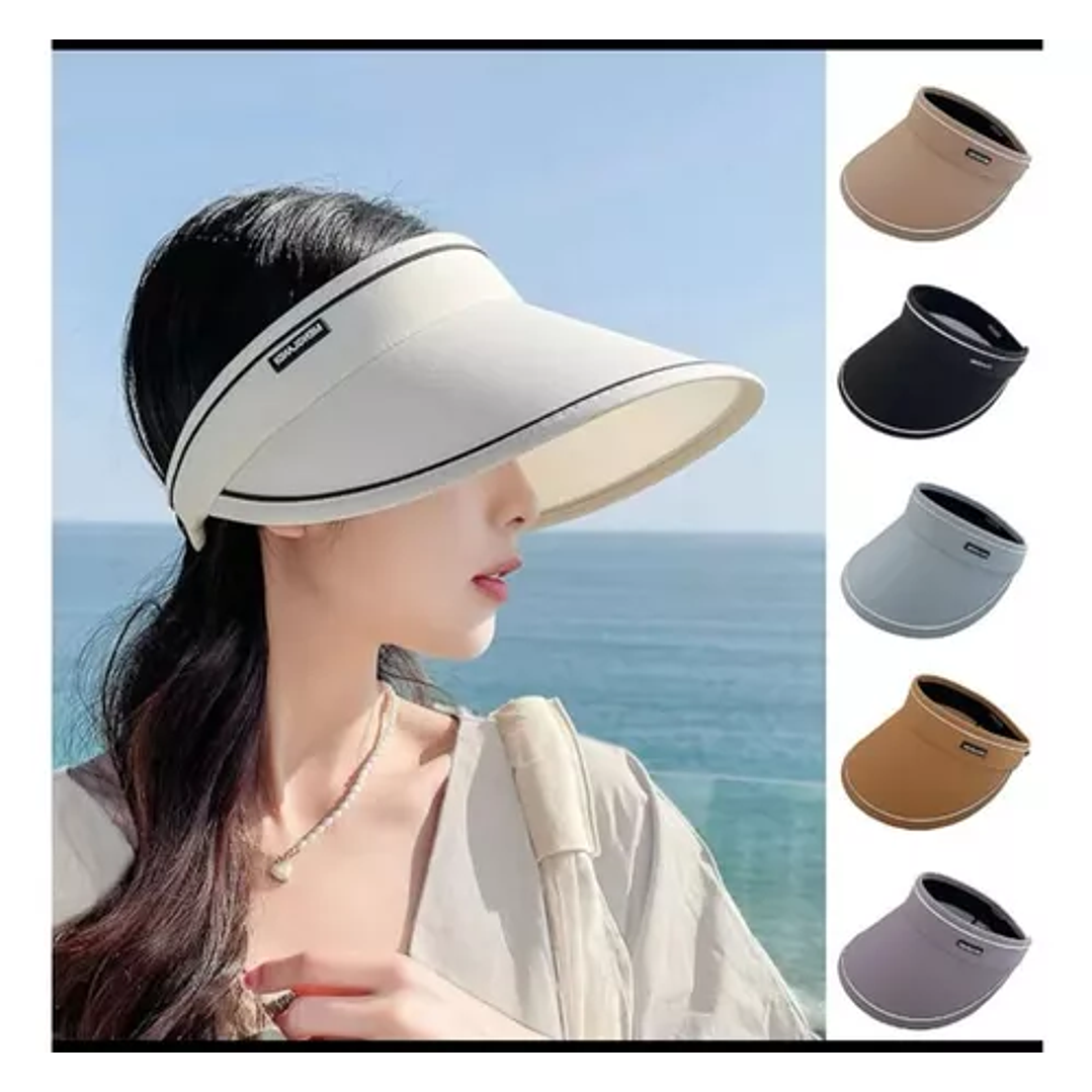 Visera Para Mujer Verano Para Playa Mar Sol Varios Colores 4