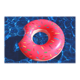 Flotador De Natación Donuts 100 Cm Con Manilla