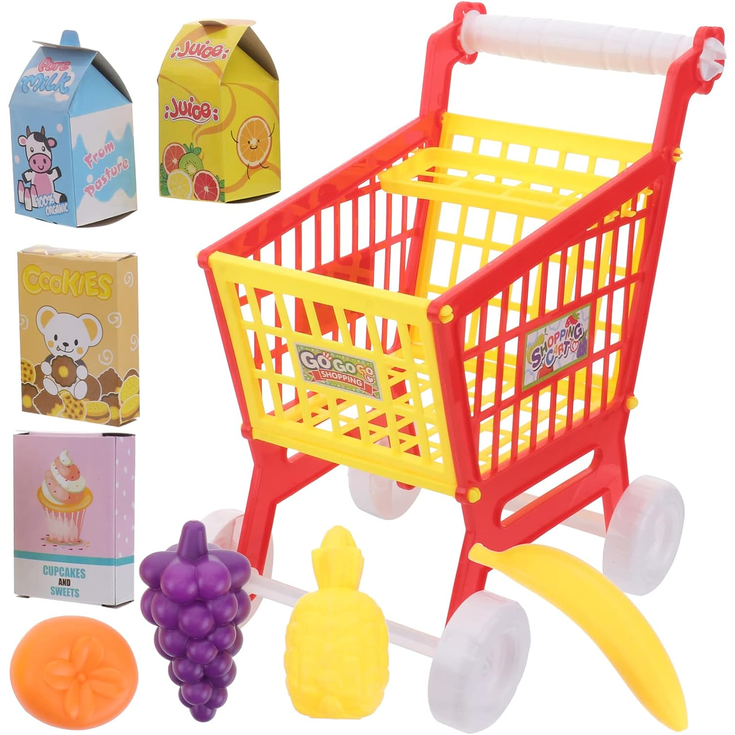 Juguete Carrito De Compras Para Niñas Y Niños Supermercado 2