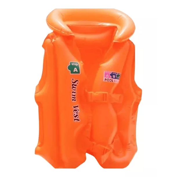 Chaleco Inflable Flotador Para Niños Talla S 6