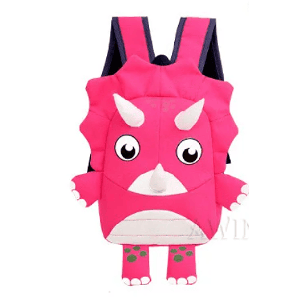 Mochila Infantil De Dinosaurio Escolar Varios Colores 6