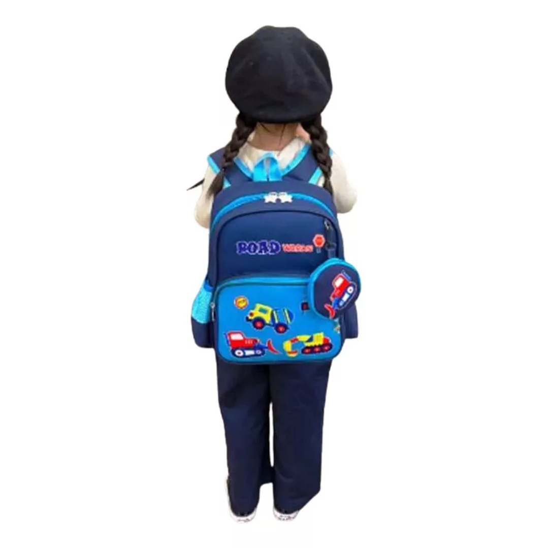 Mochila Infantil Road Works 3