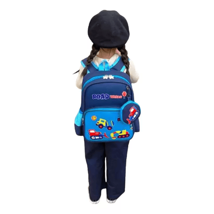 Mochila Infantil Road Works 3