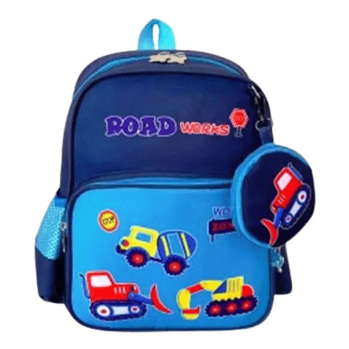 Mochila Infantil Road Works 2