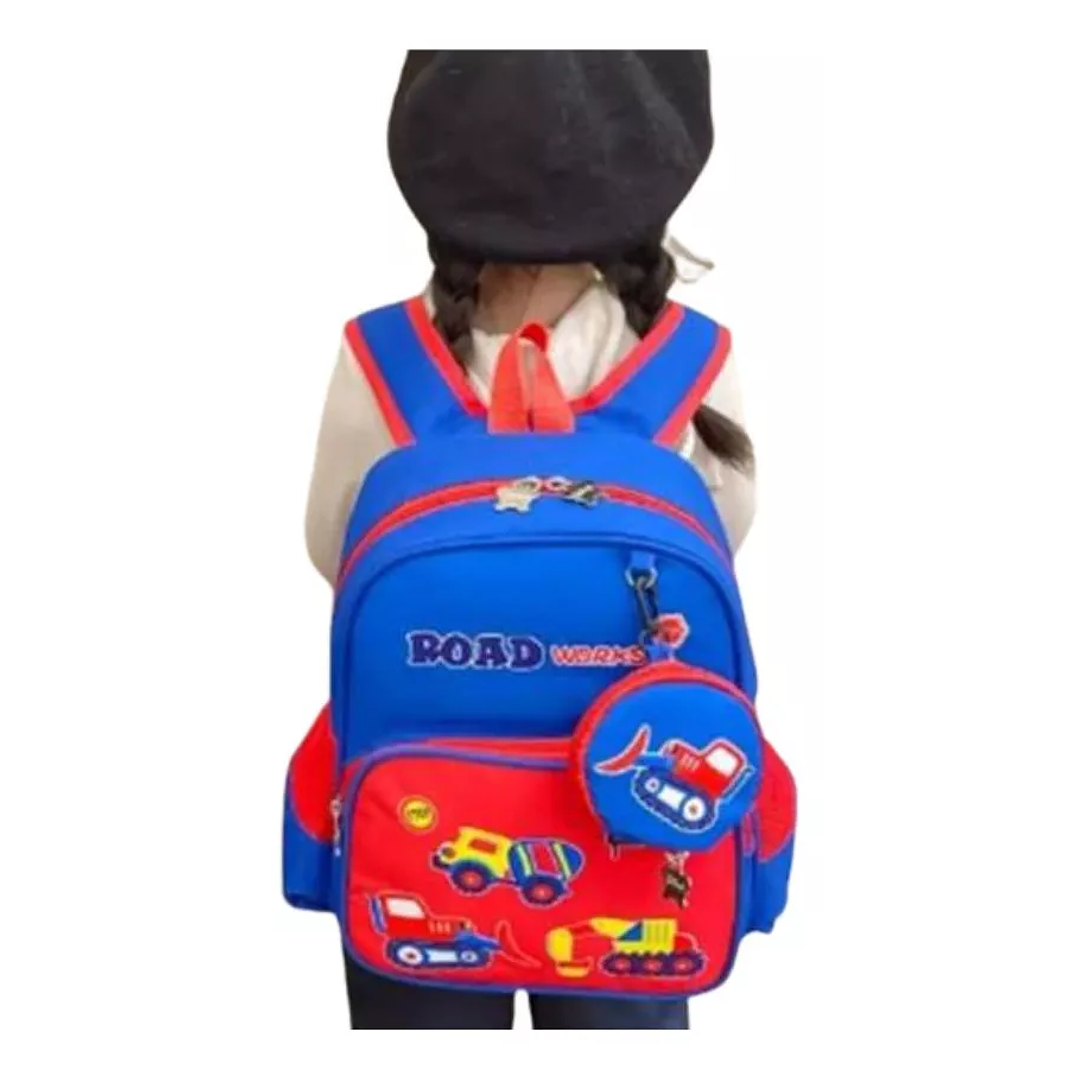 Mochila Infantil Road Works 6