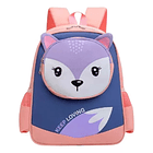 Mochila Escolar Infantil De Animalitos Multicolor 5