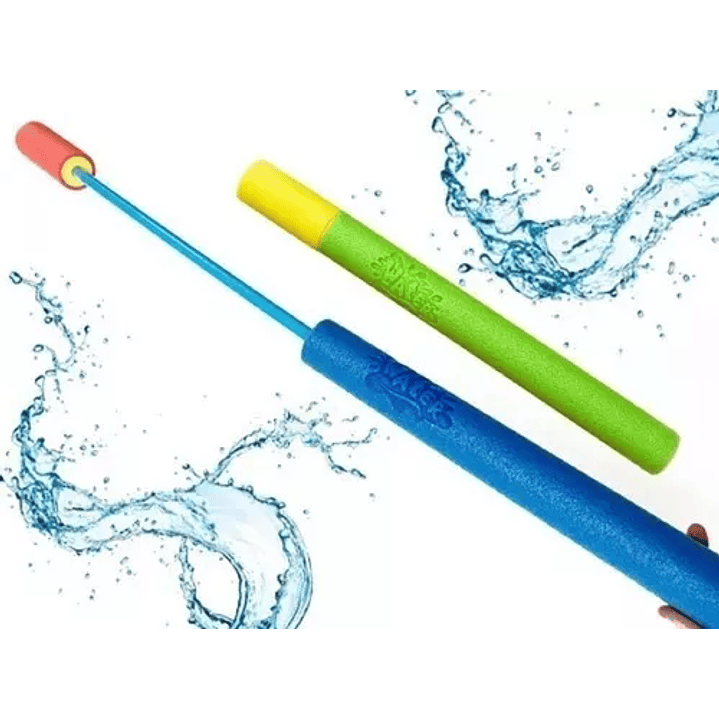 Pistola Lanza Agua Mini Esponja Piscina Verano Juego 58cm 3