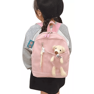 Mochila Infantil De Osito Varios Colores