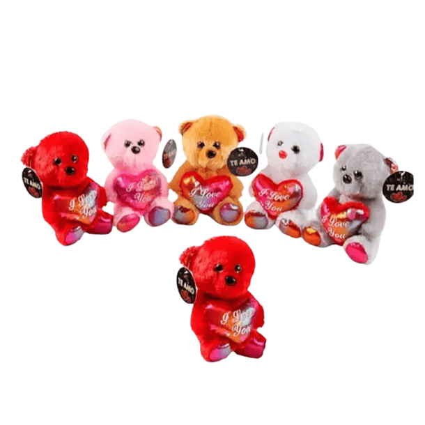 Oso De Peluche Con Corazon Color Aleatorio 32CM