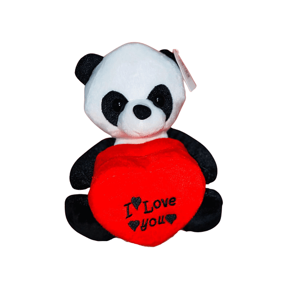 Oso Panda De Peluche Con Corazón 20cm, Regalo San Valentín